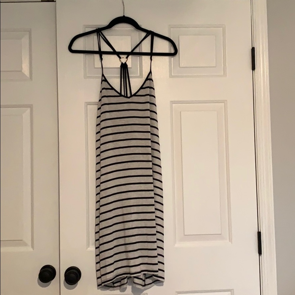 Striped casual dress